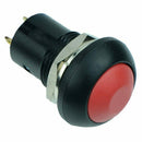 On-Off Latching Waterproof 12mm Push Button Switch SPST 2A IP67, Red C7P3