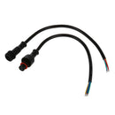 Black 4 Pin Male Female Circular LED Power Plug Connector N9K6