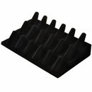 Black Wood, flannel 18 Finger Ring Display Showcase Organizer Holder Jewelr N7X6