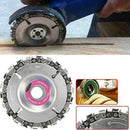4" Angle Grinder Disc 22 Tooth Chain Saw for Wood Carving Cutting Tools Alloy