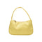 Nylon Casual Women Handbag Tote Female Solid Underarm Shoulder Bag (Yellow)