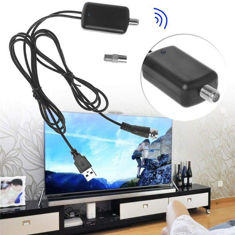 Digital HDTV Signal Amplifier Booster For Cable TV Fox Antenna HD Channel 25sp