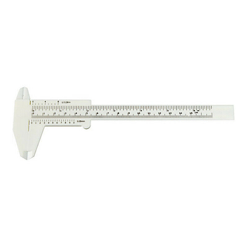 Sliding Vernier Caliper Measure Tool Ruler for Tattoo Eyebrow Makeup H STX