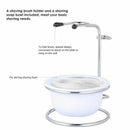 2 in 1 Shaving Kit for Men Shaving Brush Holder + Soap Dish Shaving Holder