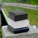 Solar Power Fence Post Cap Garden Yard LED Square Light White 50mm x 50mm Hot