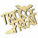 10pcs Wooden Halloween Trick or Treat Pendant Small Hangings Pendants Props