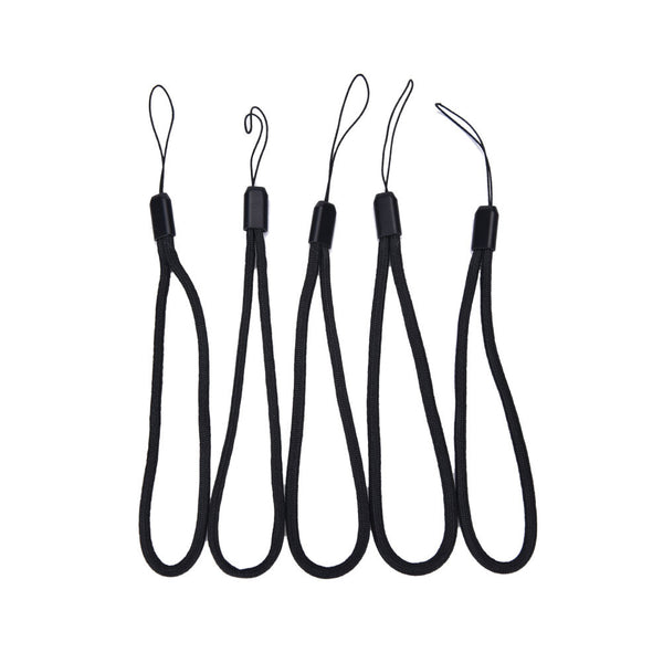 5x Black Nylon Wrist Strap Lanyard for Camera Cell Phone iPod USB mp3 mp4 li