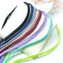 8Pcs 1 Meter Elastic Waistband Headband 7mm Width Hair Band Tutu Skirt Craft