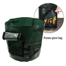 2pcs 1+5 Gallon Plant Potato Grow Bags with Handles Flap Durable Lightweight