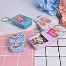 Rectangle Empty Tinplate Tin Tea Can Storage Box Organizer Jewelry Candy Case ZF