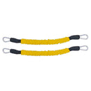 Bouncing Trainer Resistance Rope Fitness Boxing Stretching Stap (Yellow) A