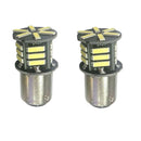 2 Pieces Car BA15S 1156 21LED Turn Signal Backup Reverse Light 6000K White