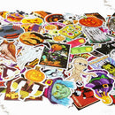100Pcs Halloween Skateboard Stickers bomb Vinyl Laptop Luggage Decals Stick I9T0