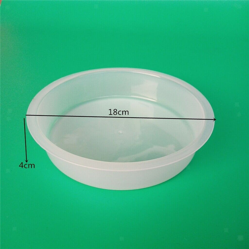 5x Birdseed Bowl Flat Bottom Birds Feeding Dishes Birdbath Accessories 18cm