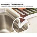 Home Kitchen Double Layers Drain Rack With Tray Sink Caddy Tableware Countertop