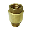 Vertical Brass Spring Check Non-Return Valve Size 6 Points DN20 Thread