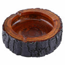 Round Natural Wood Ashtray Handmade Cigarette Cigar Tobacco Smoking Ash Tra