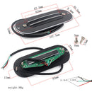 Black Electric Guitar Dual Hot Rail Humbucker Pickup Musical Instrument Accs