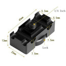 Camera Charging Cable Clip Cord Holder Clamp for Canon Nikon Sony 1/4''