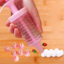 Fondant Pastry Nozzle Kit Icing Piping Gun Cupcake Cake Decorating Syringe