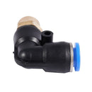 5pcs Pneumatic 8mm to 1/4" PT Male Thread 90 Degree Elbow Pipe Quick Fittin Y8X3