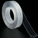 Reusable Gel Tape Double-sided Adhesive Tapes Invisible No-Damage Clear Washable