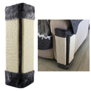 Cat Board Pet Wall Coner Scratcher Hanging Cat Toys Mat 48x25x2.5cm Gray