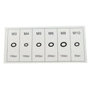 900Pcs Stainless Steel Ring Gasket Flat Washers Assortment M3,M4,M5,M6,M8,M R2S2