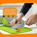 1PCS Foldable Chopping Cutting Board Camping Slicing Board pour Out Easy V8 F1C6