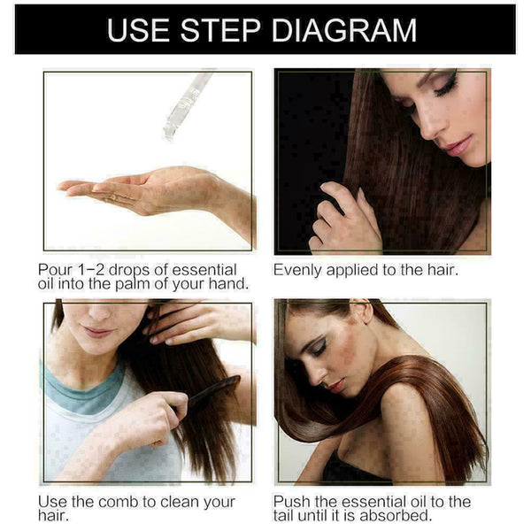 Sevich Organic Moroccan Argan Oil For Hair 100% Pure Healthy Treatment Hair U9O5