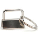 60 Piece Key Ring Hardware Keychain Bracelet Hardware with Lanyard Key Ring