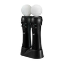 Charger for PS4 VR Move Dual Charging Station for 2 Controllers, Fast Charge