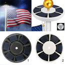 Solar Flag Pole Bright 42 LED Solar Powered Light Waterproof Energy Saving