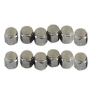 12pcs Copper Schrader Valve Caps Bike Motorcycle Cars Valves Dust Cover