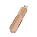 32GB USB2.0 Rotating Wood Flash Memory U-Disk