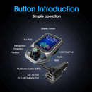 T43 Car Bluetooth Mp3 Player Hands-Free Call Type-C Charger Fm Transmitter