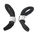 25 Pieces Eyeglass Chain Ends,Adjustable Rubber Ends Connectors for Eye Glasses