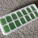 Ice Square Trays 2 Pack, Easy-Release Silicone and Flexible 14-Ice Trays wi D2I2