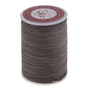 Red Brown 7mm Round Braided Waxed String Thread for Beading Jewellery Making