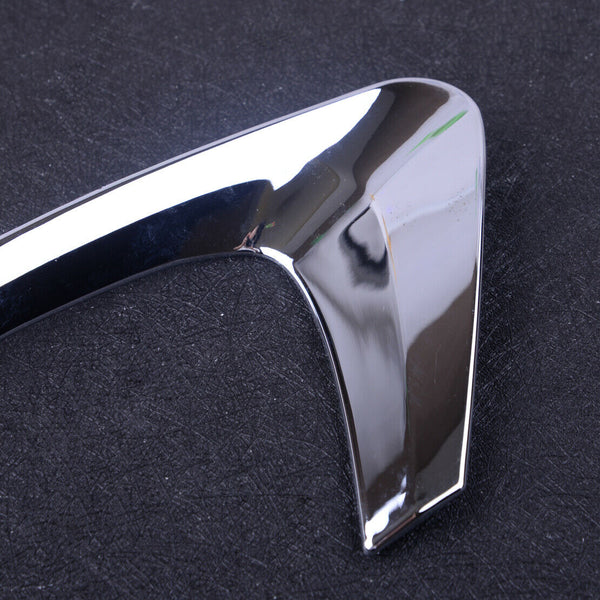 Chrome Rear Fog Light Eyebrow Cover Trim Garnish Fit For Renault Kadjar 2015-18
