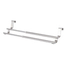 Bath Kitchen Door Stainless Steel Towel Rack Holder Expandable Shelf Hanger
