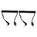 2PC 2.5mm To MC-DC2 N3 Remote Switch Shutter Release Cable For  DSLR Camara