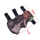 Archery Bow Arm Guard Protection canvas Forearm Safe 3-Strap Camo Leather Z