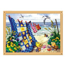 5D DIY Full Drill Diamond Painting Beach Life Cross Stitch Embroidery Kits