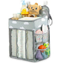 Hanging Diaper Caddy Organizer- Diaper Stacker for Changing Table, Crib, Pl