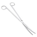 Stainless Steel Aquarium Live Tank Plant Landscaping Elbow Scissor & Tweezer