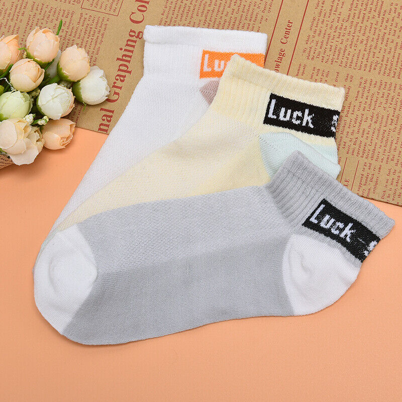 Women Luck English Comfortable Cotton Sock Slippers Short Ankle So- OZ