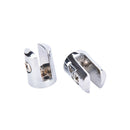 4Pcs Round Shelves Support Brackets Clamps Clips 4-6mm Glass Wooden Acrylic BX