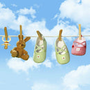 100 Mini Wooden Pegs Wedding Craft Tiny Photo Small Hanging Clips Wood