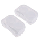 Invisible glasses Box Holder Container Case Soak Storage Eyecare Kit ToolsS Kw